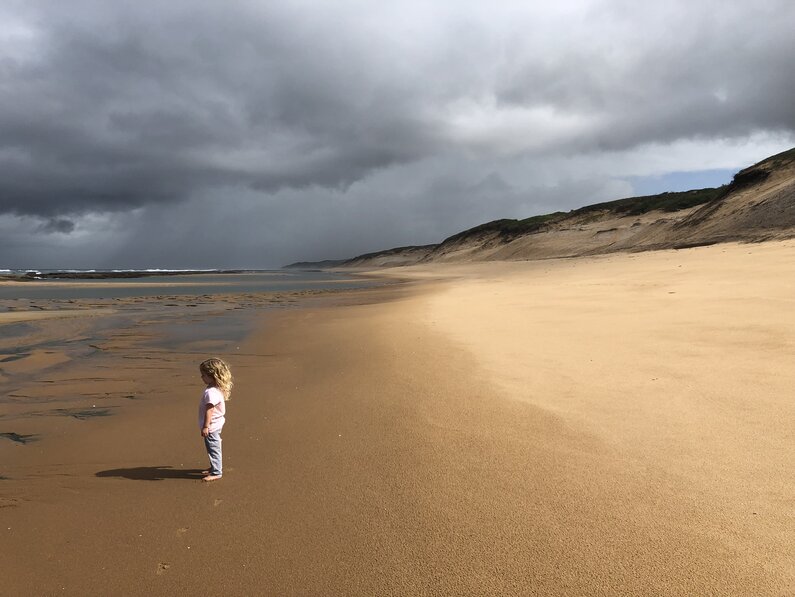 Xai-Xai Strand, Meer, Mosambik, Mozambique, Tofo